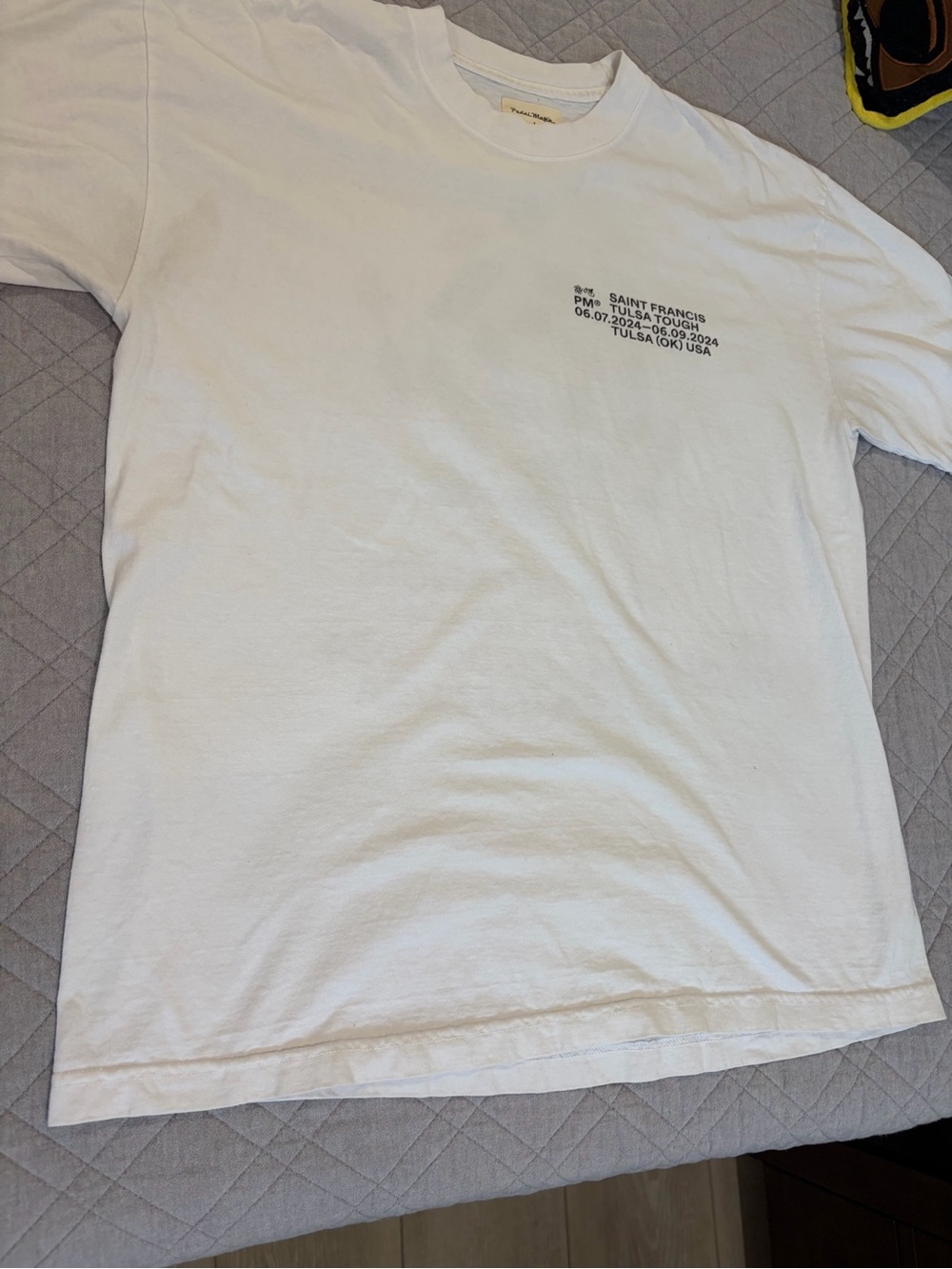 White Graphic Men’s T-Shirt Tulsa Tough